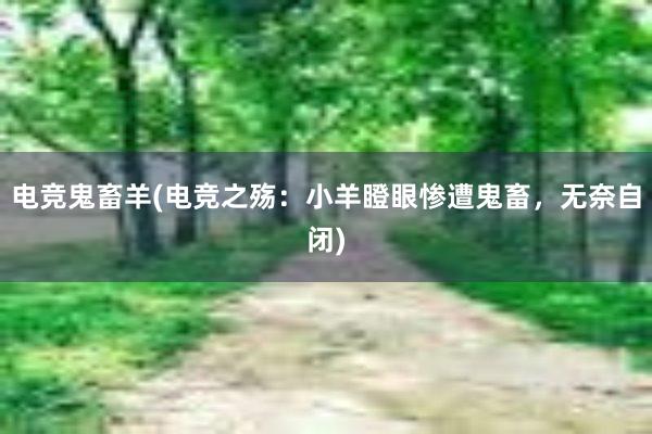 电竞鬼畜羊(电竞之殇：小羊瞪眼惨遭鬼畜，无奈自闭)