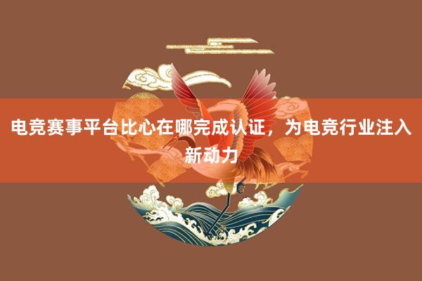 电竞赛事平台比心在哪完成认证，为电竞行业注入新动力